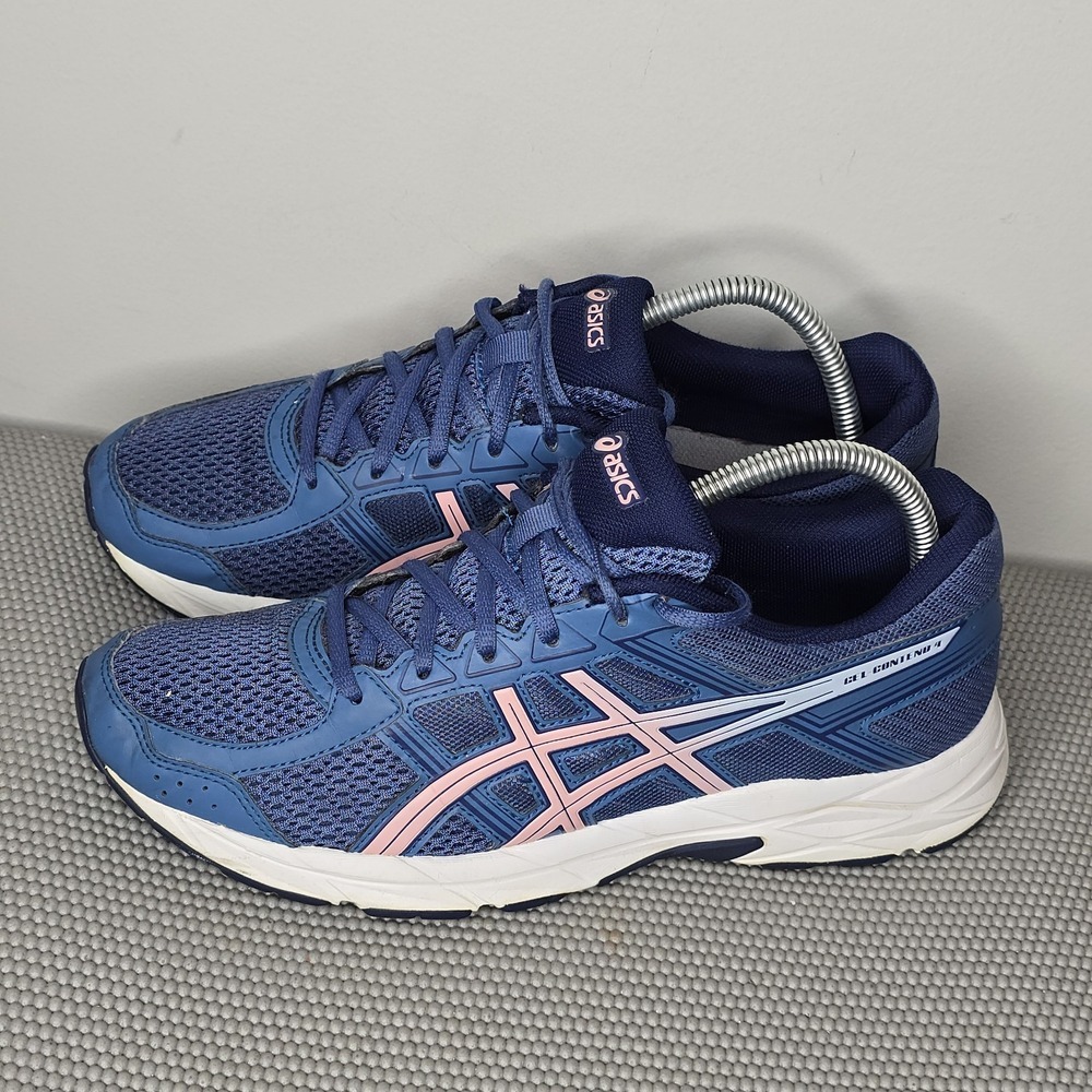 Asics Gel Contend 4 Women's Blue  Athletic Running Training Shoes Size‎ 9 T765N - Picture 4 of 8